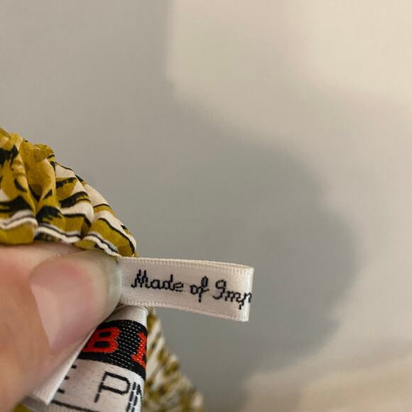 Vintage Anne Pinkerton Silk Skirt Gold French Royal Crest Size Small Medium - Picture 13 of 16